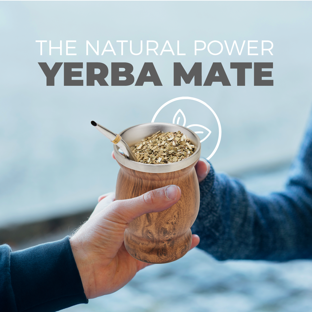 Classic Stainless Steel Yerba Mate Gourd Set (Wood)