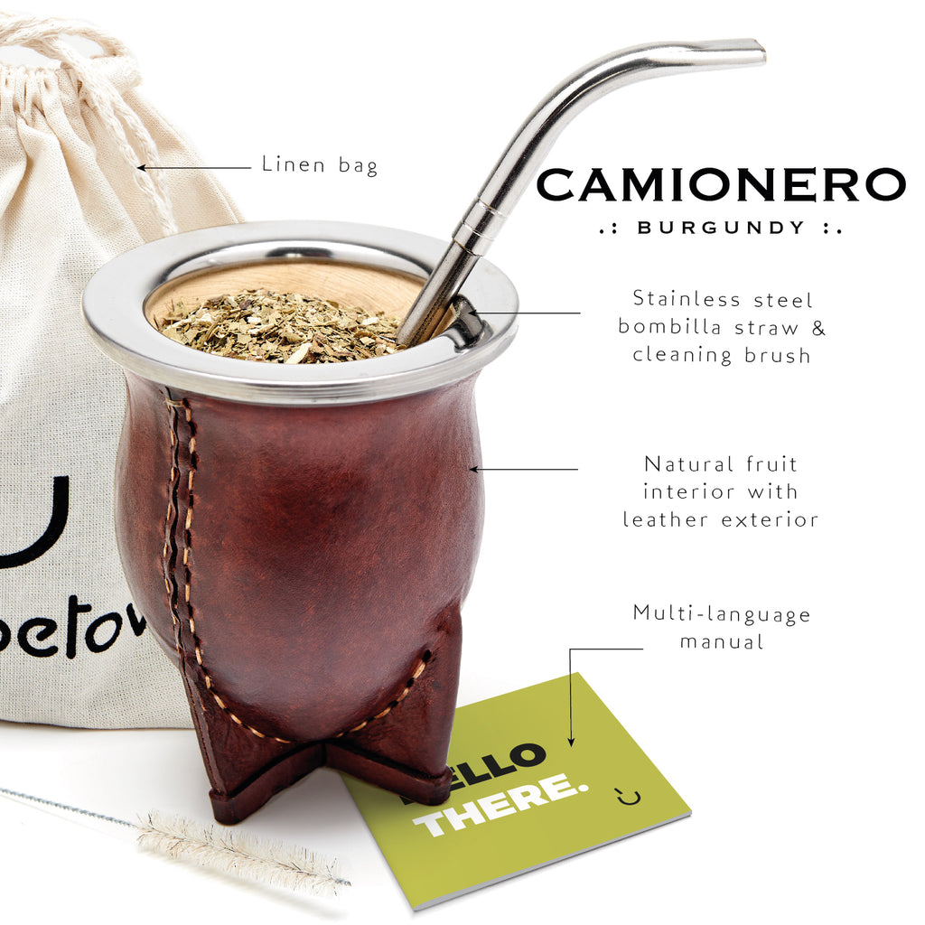 PREMIUM COLLECTION - The Camionero Calabash Mate Gourd Set