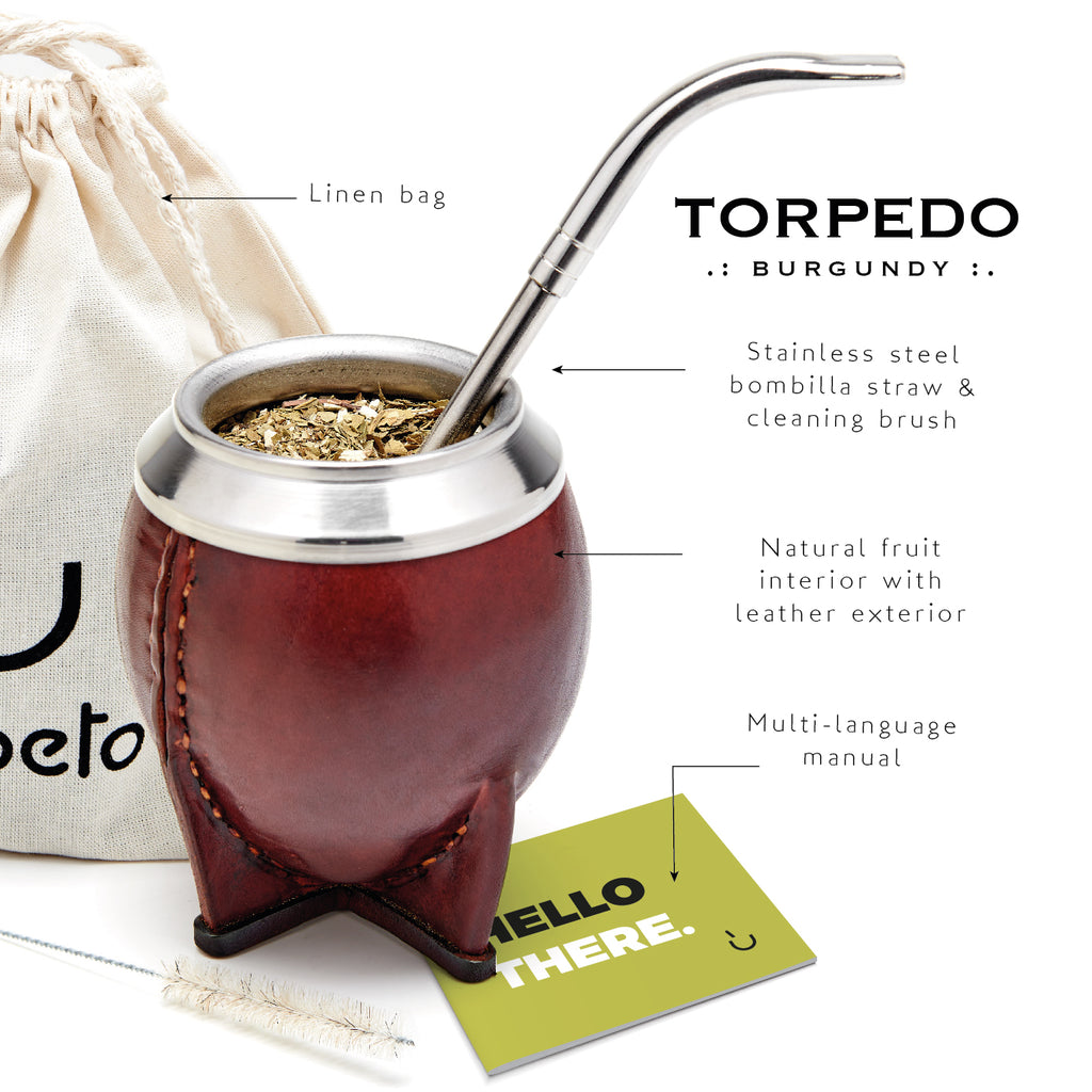PREMIUM COLLECTION - The Torpedo Calabash Mate Gourd Set