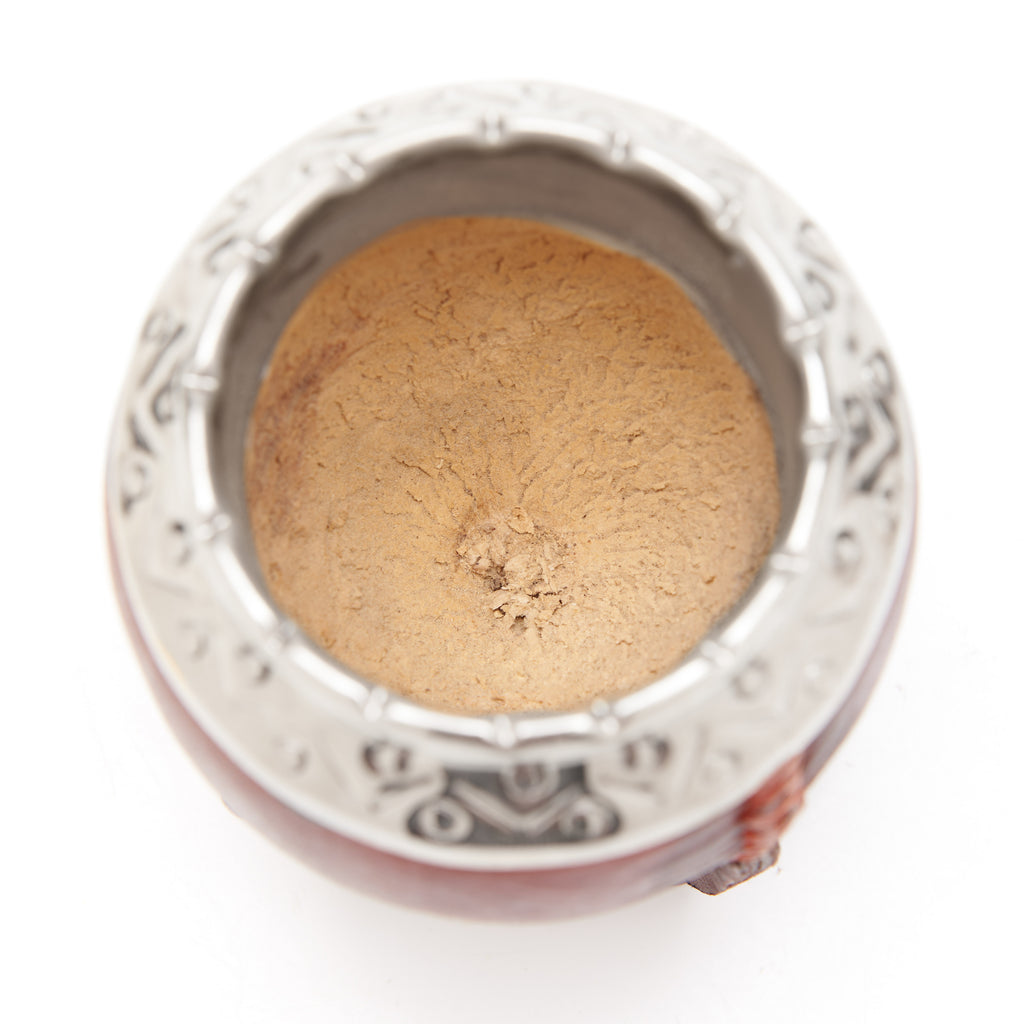 PREMIUM COLLECTION - The Jujuy Torpedo Calabash Mate Gourd Set (Burgundy)