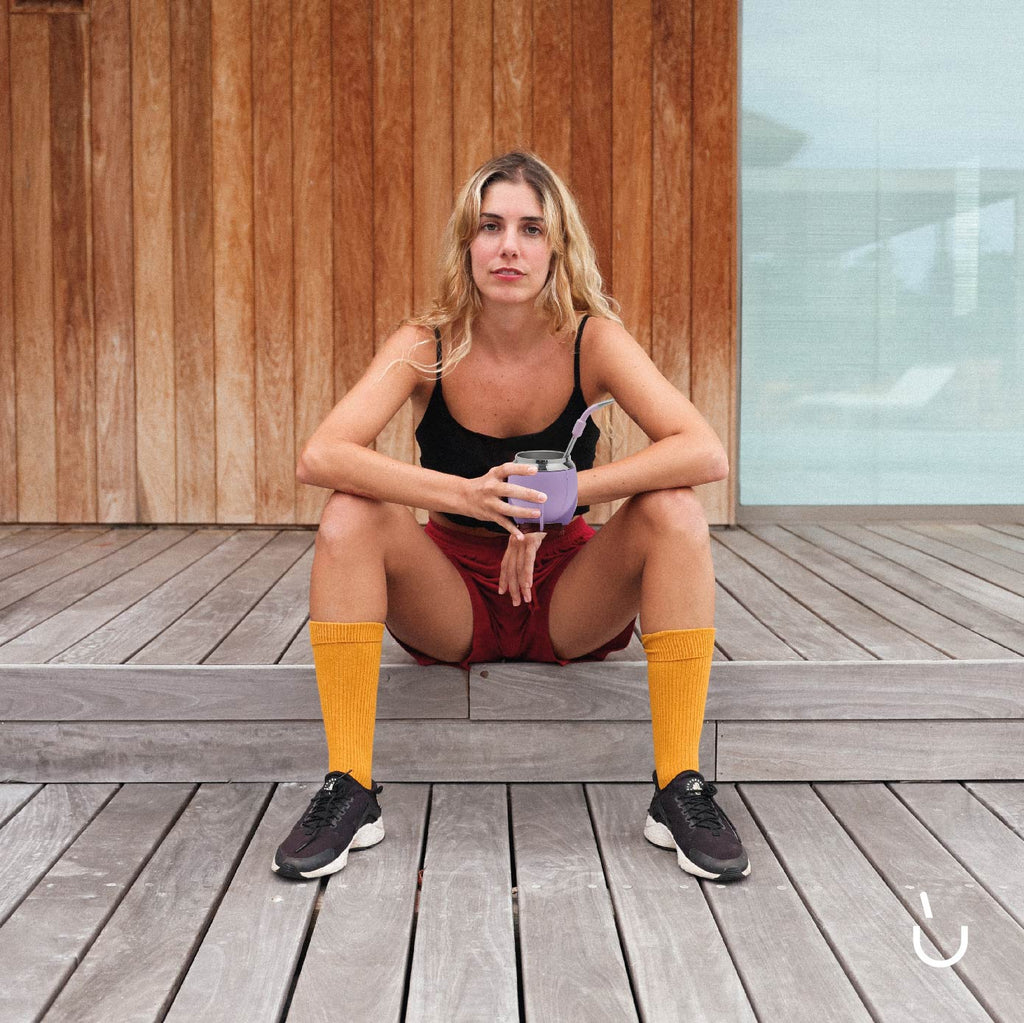 Torpedo Stainless Steel Yerba Mate Gourd Set (Lilac)