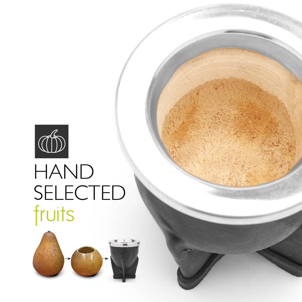 The Vaqueta Yerba Mate Gourd Set (Black)