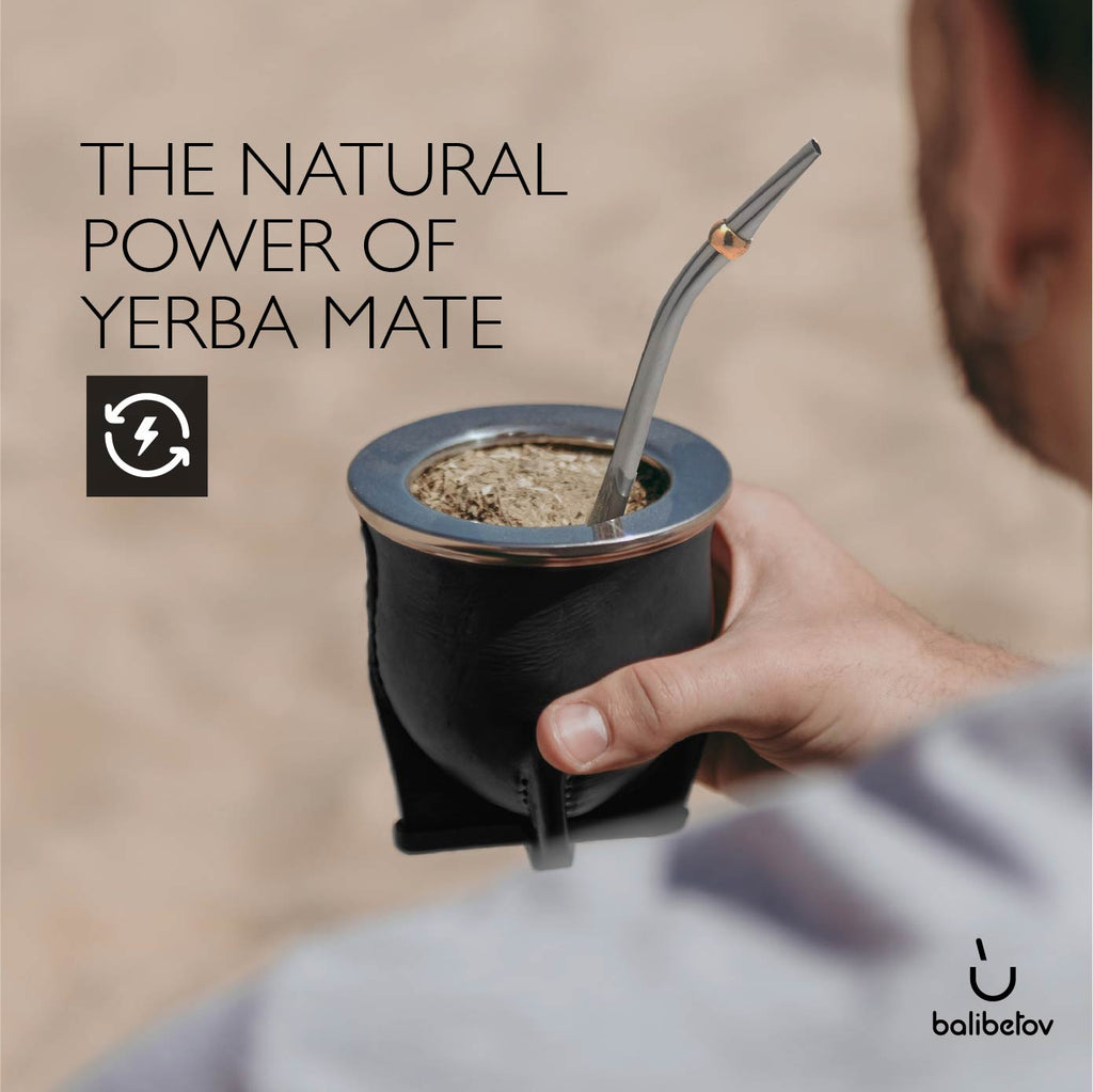 The Vaqueta Yerba Mate Gourd Set (Black)