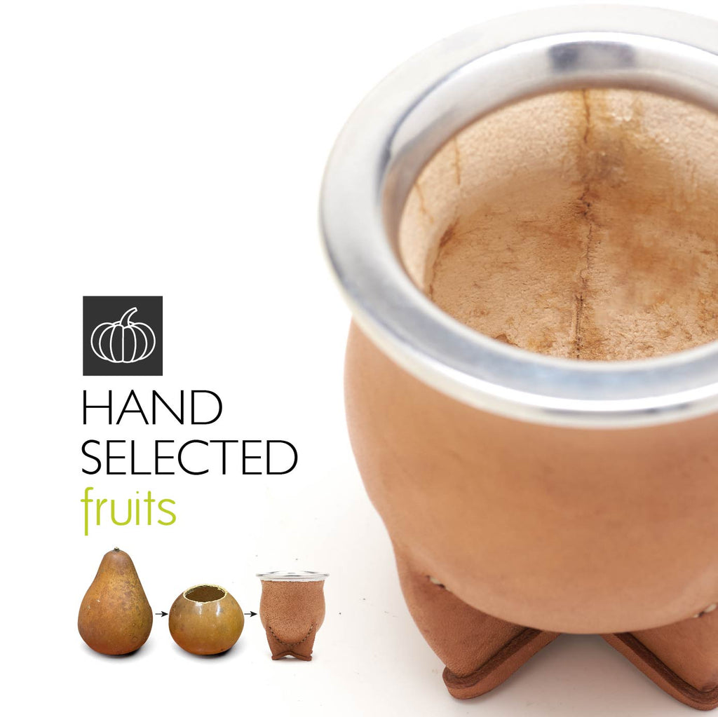 The Vaqueta Yerba Mate Gourd Set (Suela)