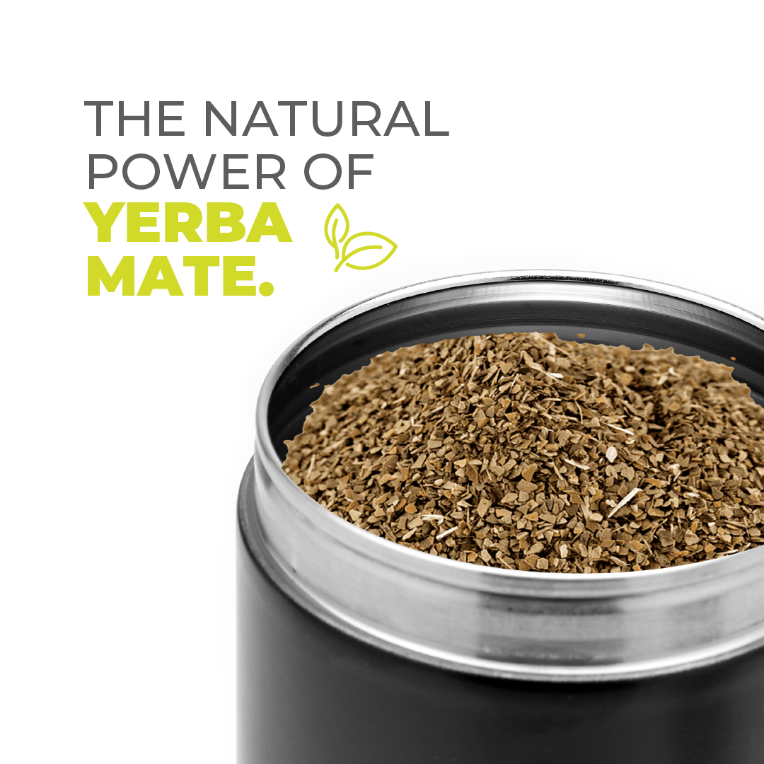 Stainless Steel Yerba Container - Yerbero (Black)