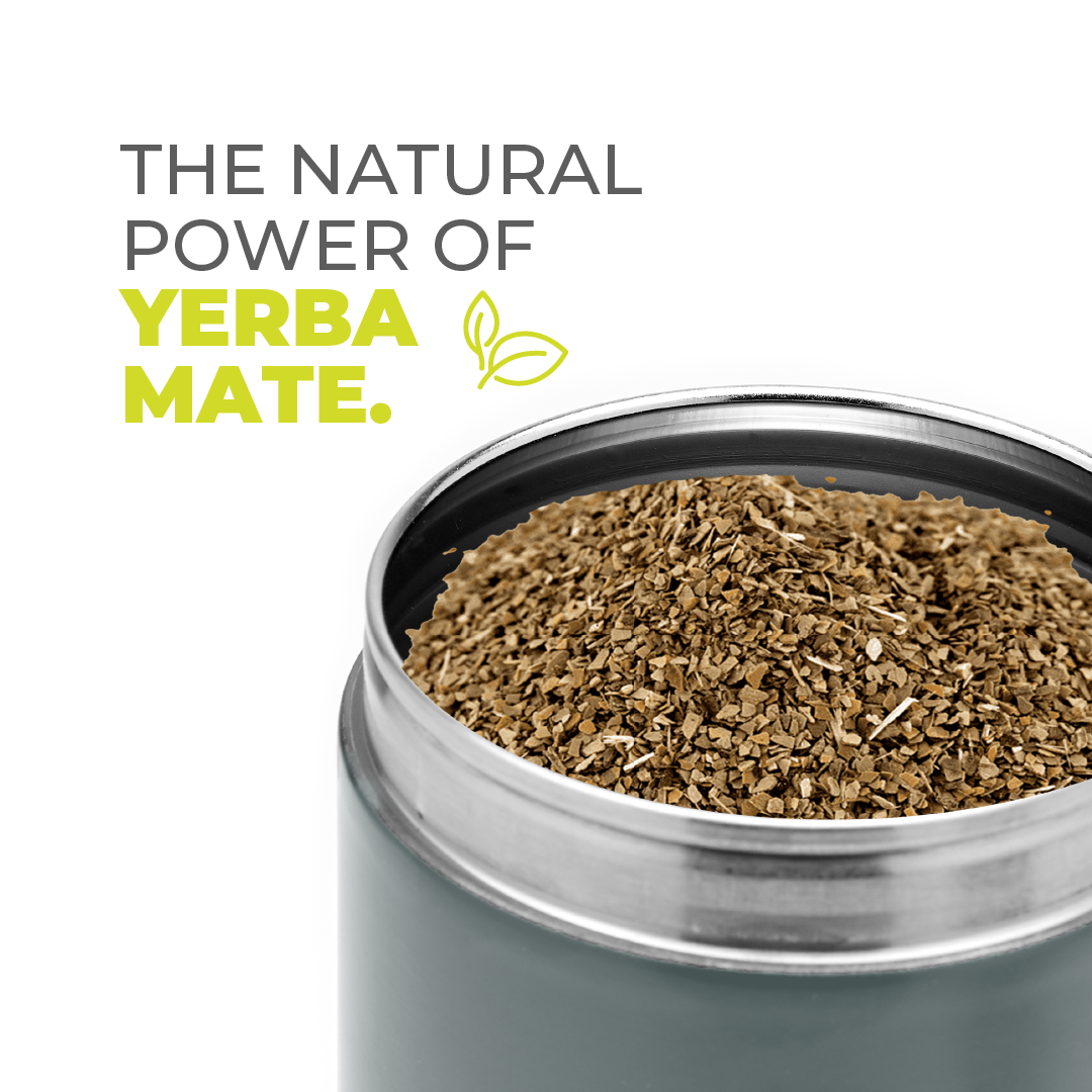 Stainless Steel Yerba Container - Yerbero (Grey)
