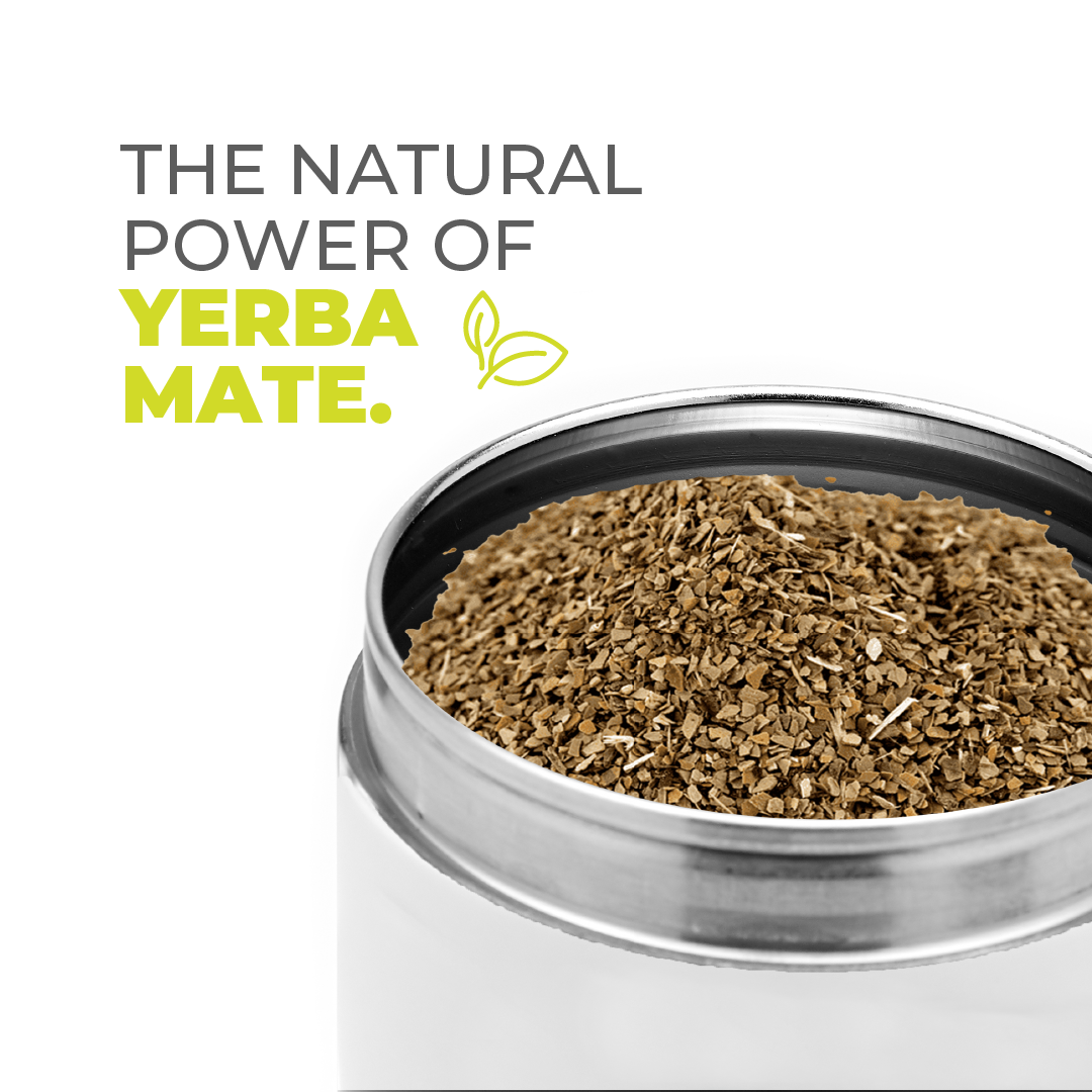 Stainless Steel Yerba Mate Container - Yerbero (White)