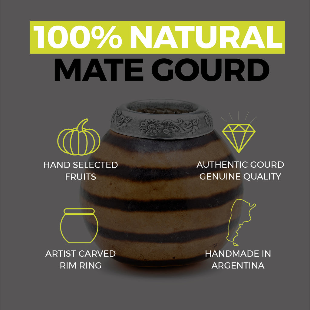The Traditional Calabash Yerba Mate Gourd (Natural 01)