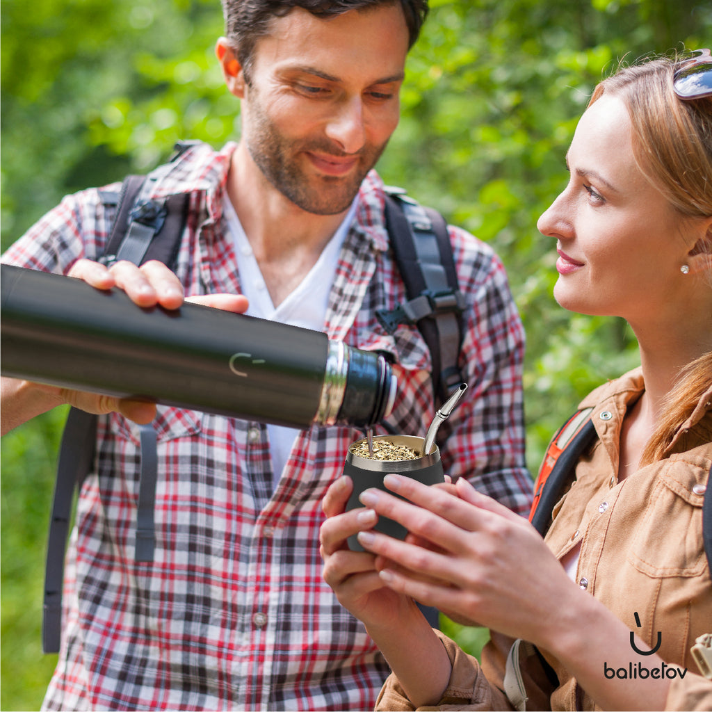 Premium Stainless Steel Yerba Mate Kit (Black)
