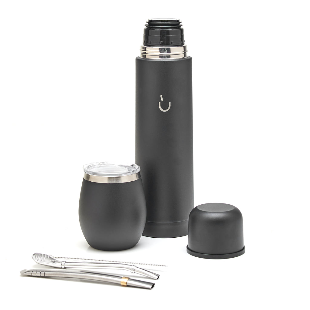 Premium Stainless Steel Yerba Mate Kit (Black)