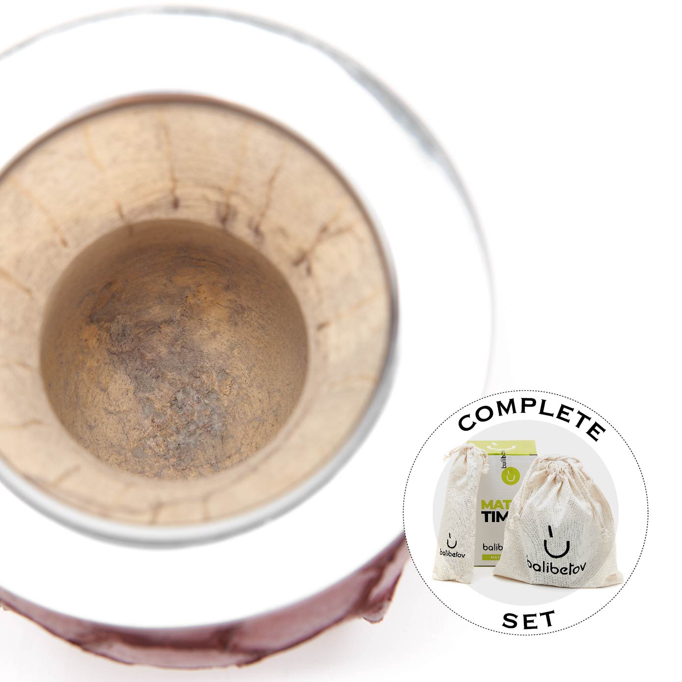 PREMIUM COLLECTION - The Soccer Camionero Calabash Mate Gourd Set (Brown)