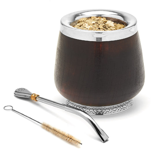 PREMIUM COLLECTION - The Chaco Wooden Mate Gourd Set