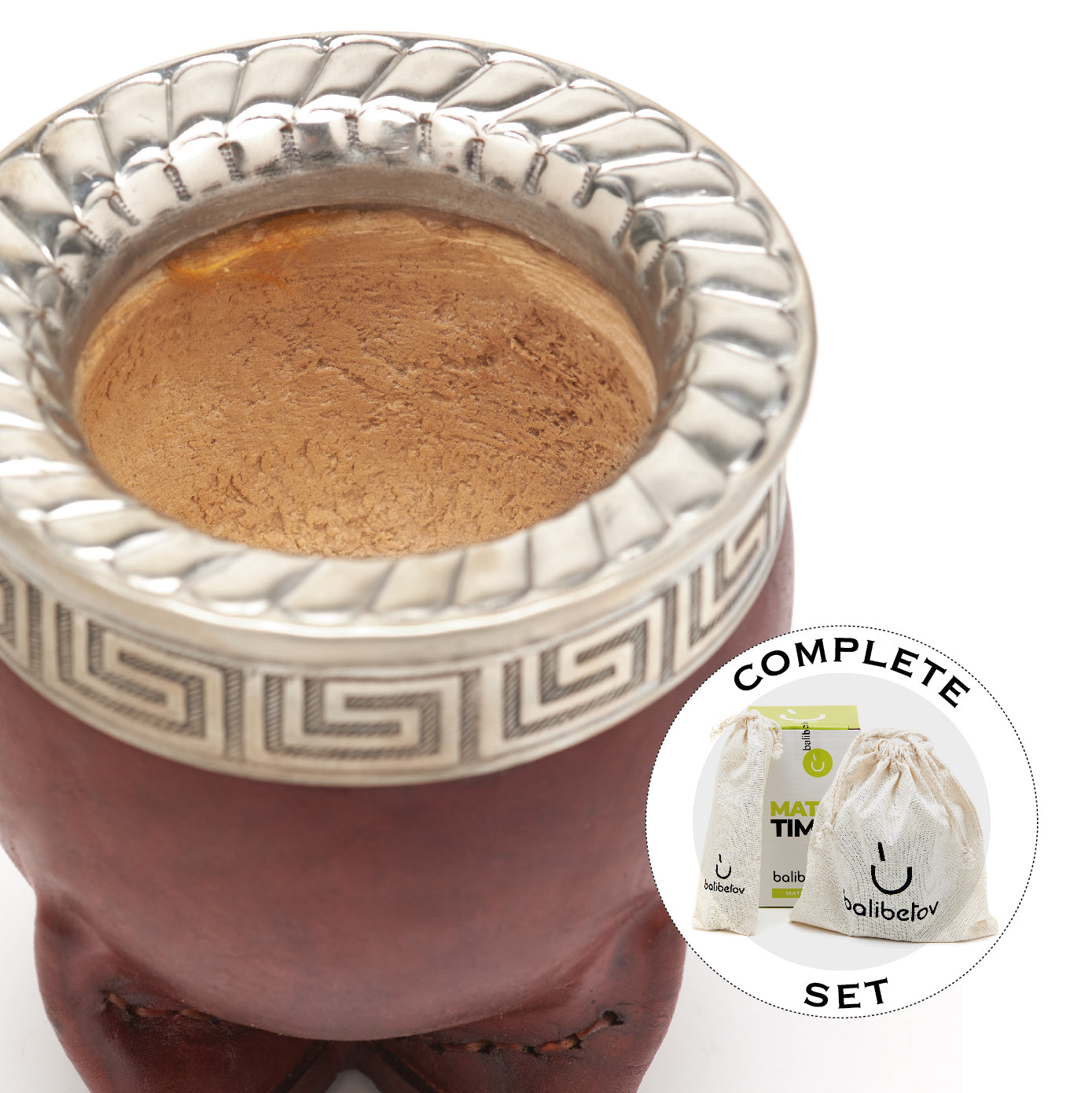 PREMIUM COLLECTION - The Brown Imperial Calabash Mate Gourd Set