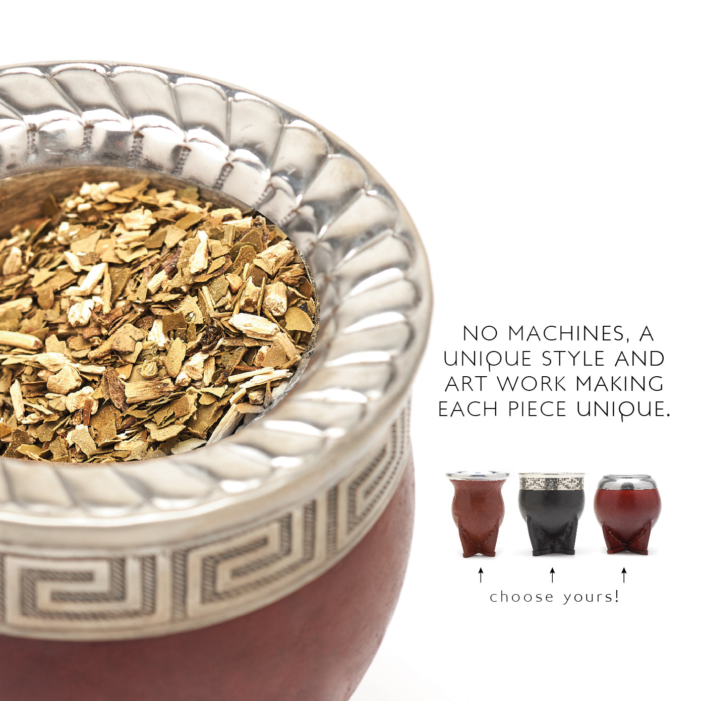 PREMIUM COLLECTION - The Brown Imperial Calabash Mate Gourd Set