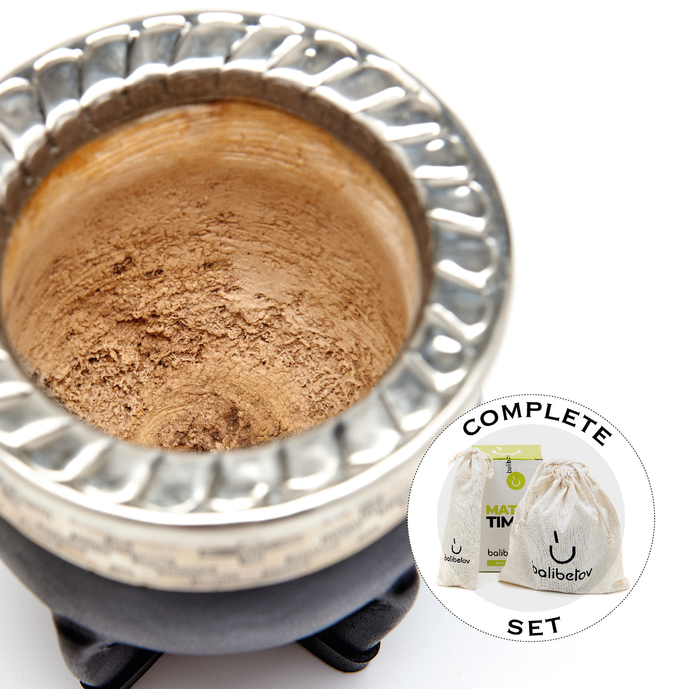 PREMIUM COLLECTION - The Black Imperial Calabash Mate Gourd Set