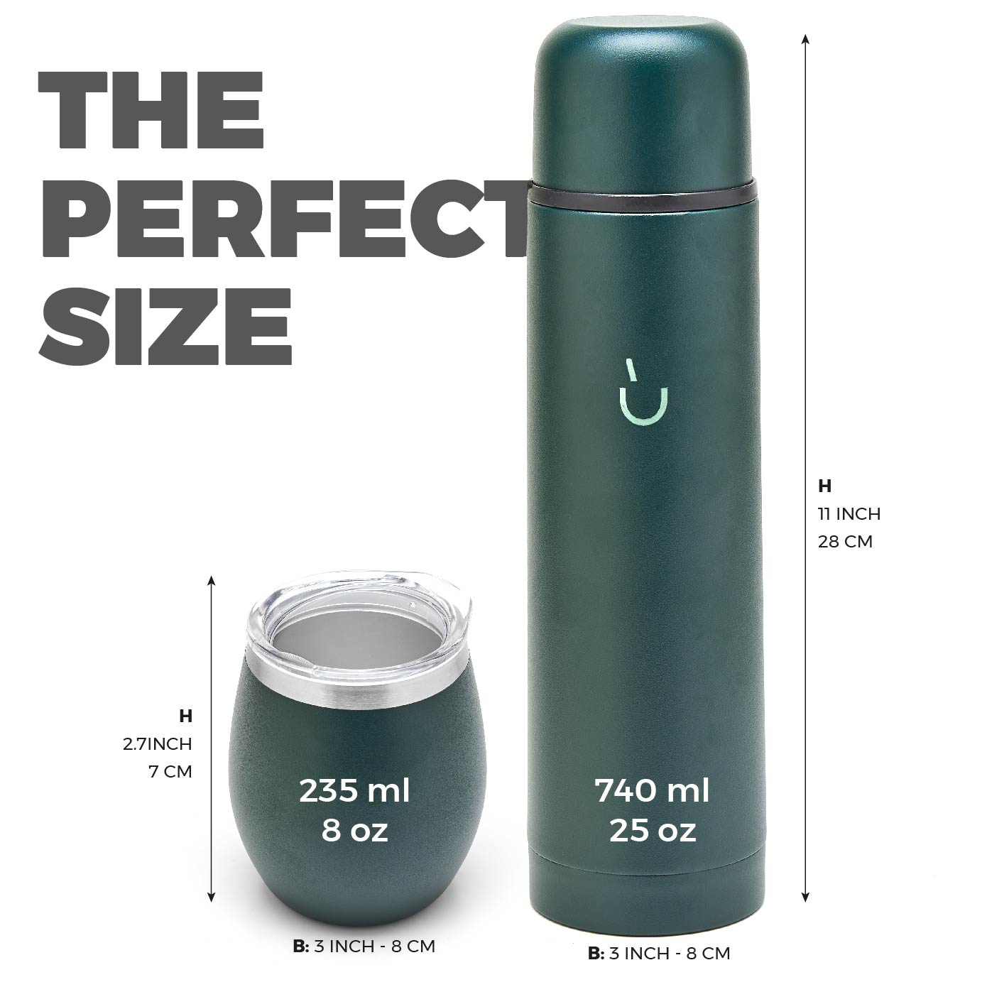 Premium Stainless Steel Yerba Mate Kit (Green)