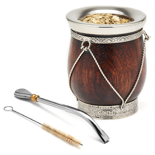 PREMIUM COLLECTION - The Patagonia Wooden Mate Gourd Set