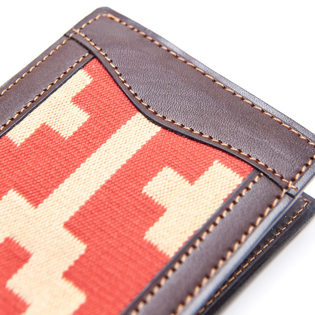 Guarda Pampa Hand Made Wallet | Premium Vegetable-Tanned Leather (Red)