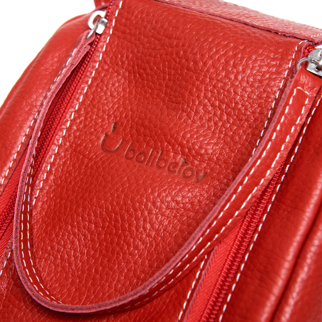 The Salta Matera Bag - Handmade With Genuine Leather (Red)