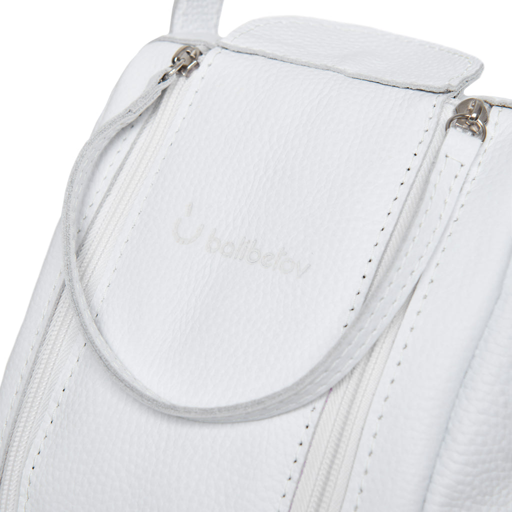 The Salta Matera Bag - Handmade With Genuine Leather (White)