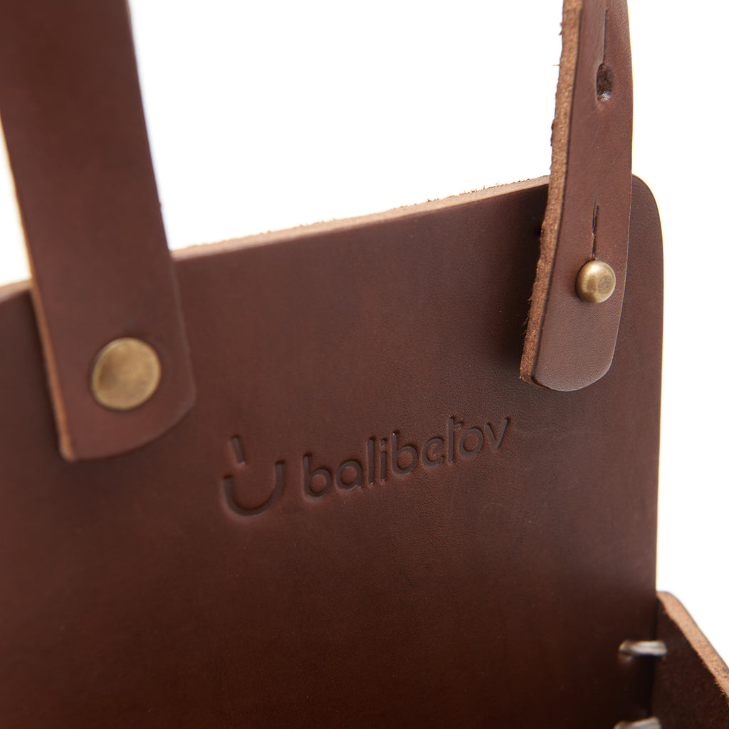 The Car Matera Bag - Handmade With Genuine Leather (Brown)