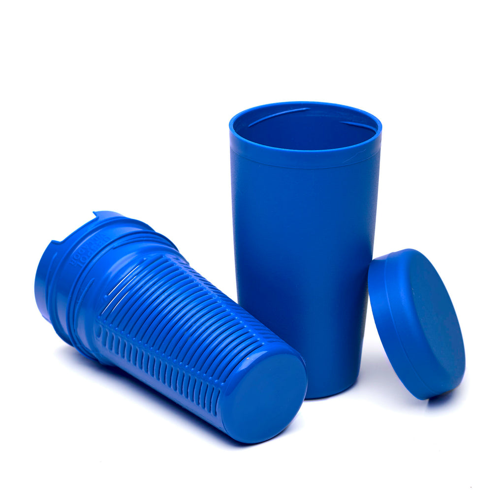 Yerba Mate Dust Remover - Récipient Yerba & Sucre Inclus (Bleu Ciel)