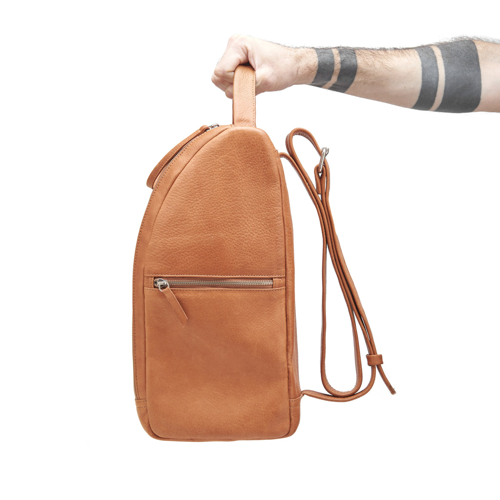 The Salta Matera Bag - Handmade With Genuine Leather (Beige)