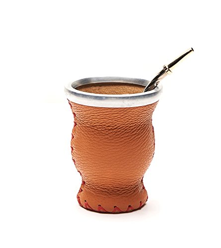 Leather & Glass Orange - 1