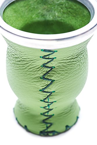 Leather & Glass Green - 2