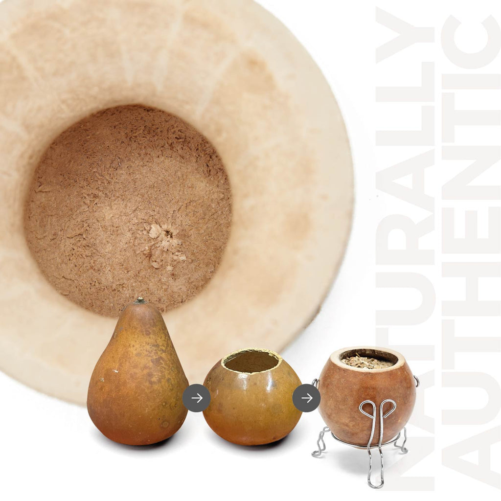 The Formosa Calabash Yerba Mate Gourd Set -  Aluminum Base 03