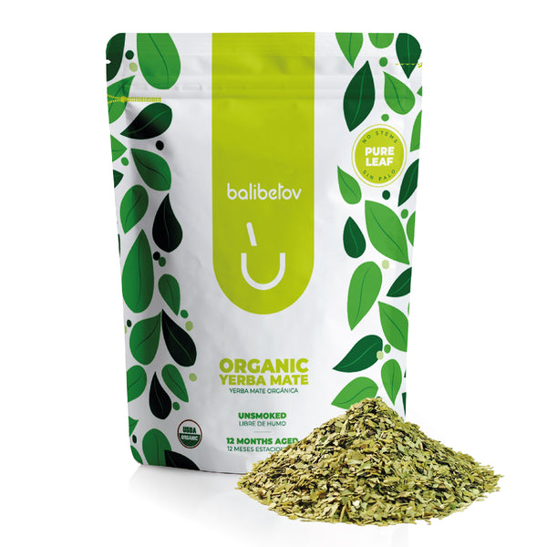 Organic Yerba Mate By Balibetov - Pure Leaf (Sin Palo)  2.2lb I 1kg Bag