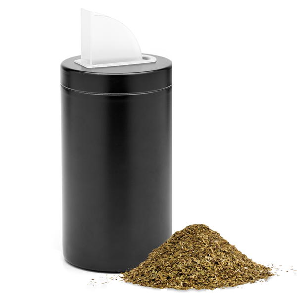 Stainless Steel Yerba Container - Yerbero (Black)