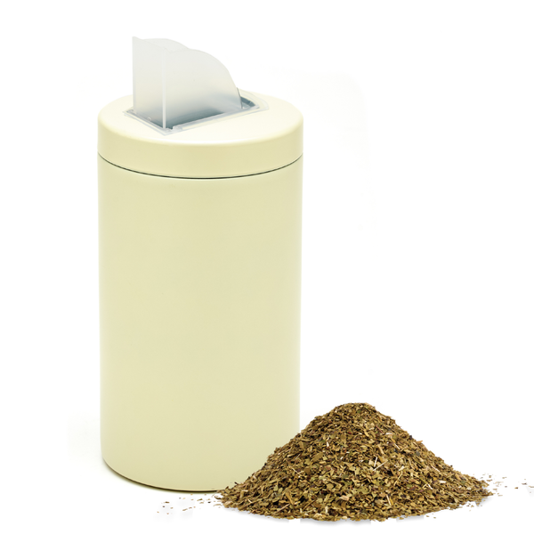 Stainless Steel Yerba Container - Yerbero (Off White)