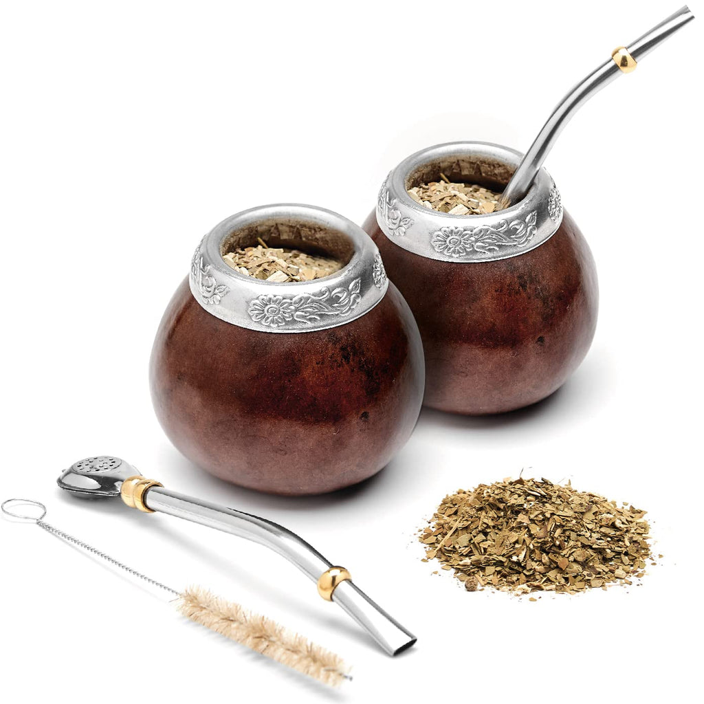 Buy wholesale Mate Kit: Mate Cup I Mate Calabash with Bombilla +
