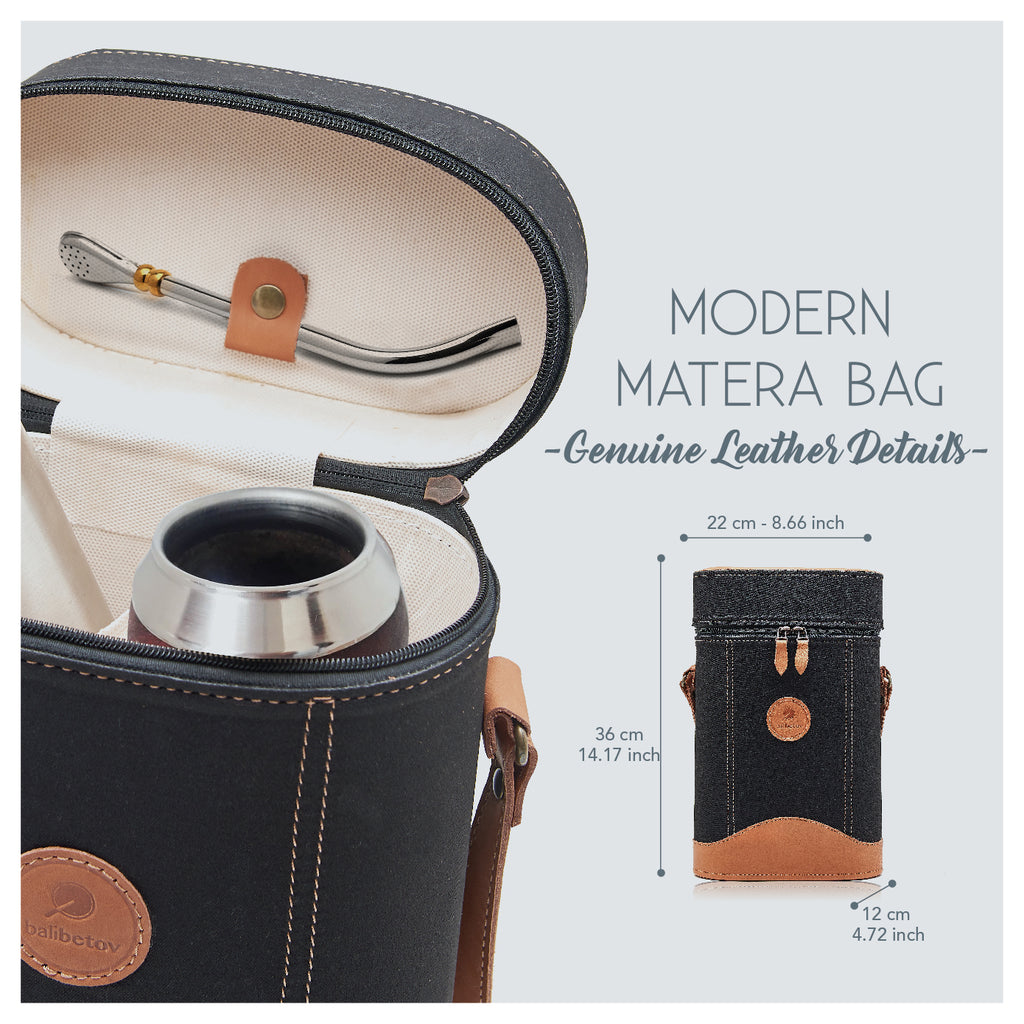 Best Deal for BALIBETOV Complete Yerba Mate Kit - Handmade Matera Bag