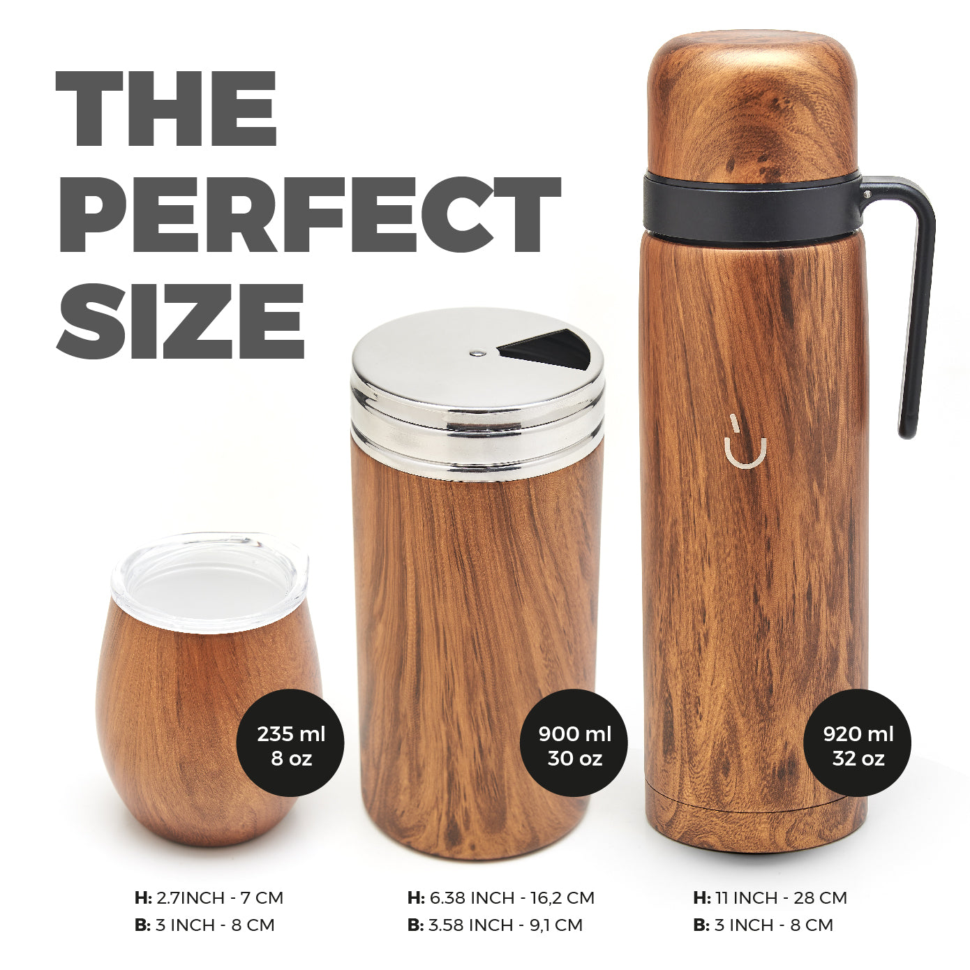 Superior Stainless Steel Yerba Mate Kit (Wood)
