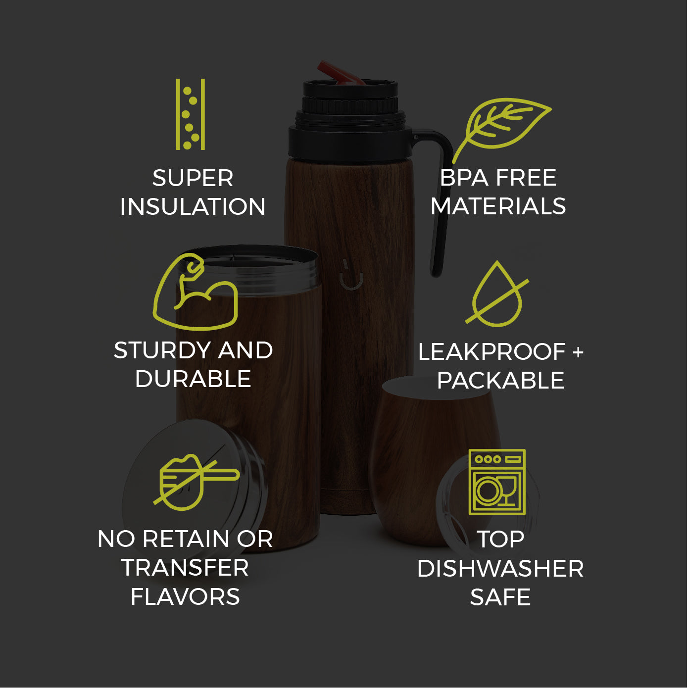 Superior Stainless Steel Yerba Mate Kit (Wood)