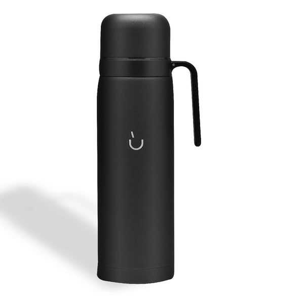 Stainless Steel Thermos - Mate Spout (Black)