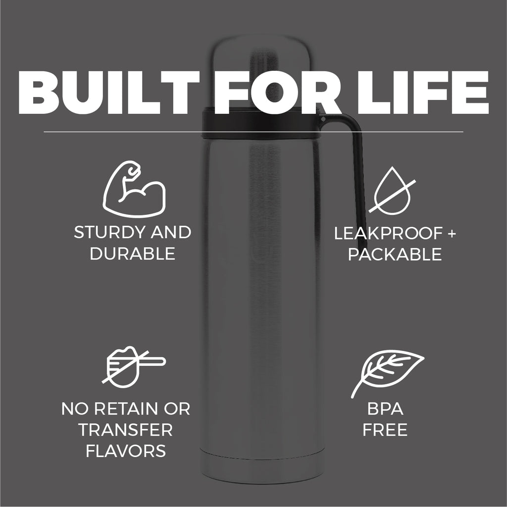Stainless Steel Thermos - Mate Spout (Silver)