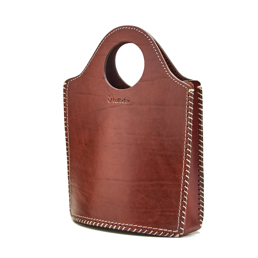 The Carry Matera Bag - Handgefertigt aus echtem Leder (Braun)