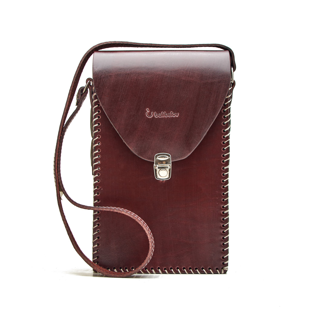 The Bali Matera Bag - Handmade with Genuine Leather (Brown)
