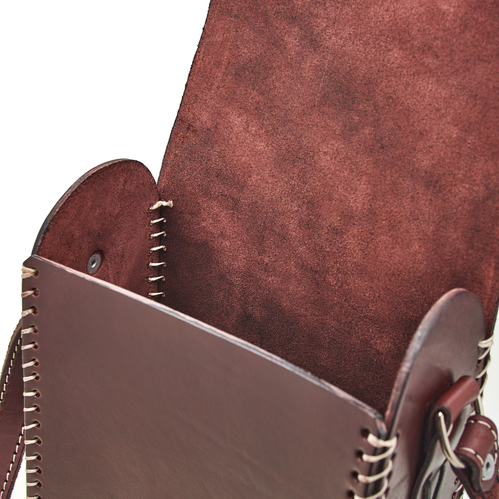 The Bali Matera Bag - Handmade with Genuine Leather (Brown)