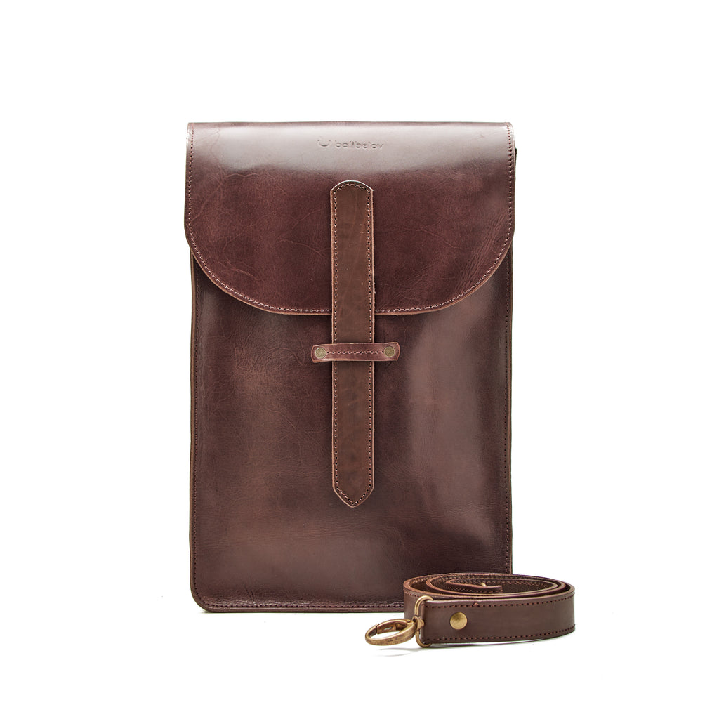 The Soft Matera Bag - Handmade with Genuine Leather (Brown)