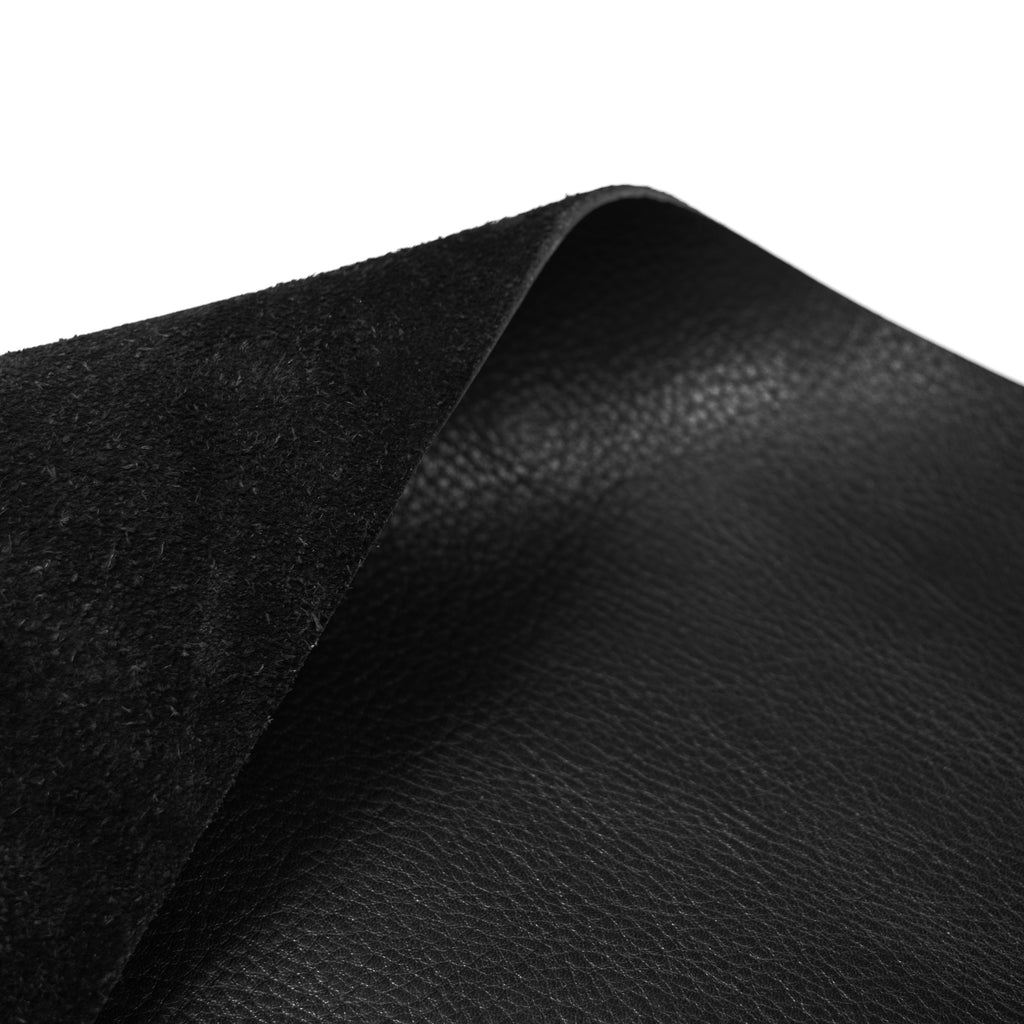 Hochwertige Grillschürze aus echtem Leder, handgefertigt in Argentinien (Schwarz)