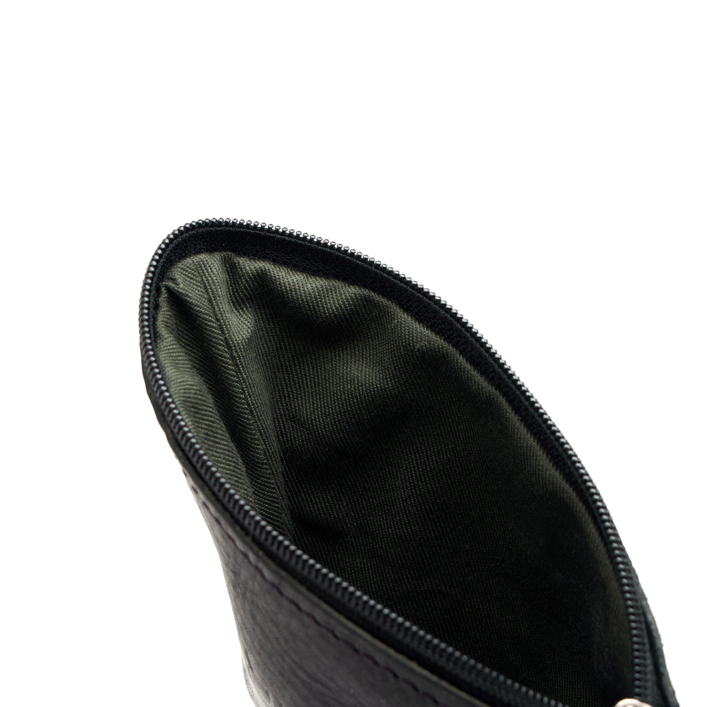 Genuine Leather Yerba Mate Container - Yerba Bag (Black)