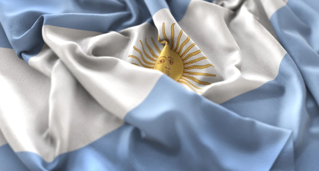 Argentinische Flagge I Hochwertige Stoffflagge Made in Argentina