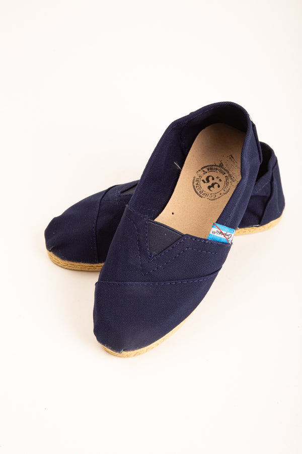 Authentic Gaucho Alpargatas With Premium Terminations (Blue)