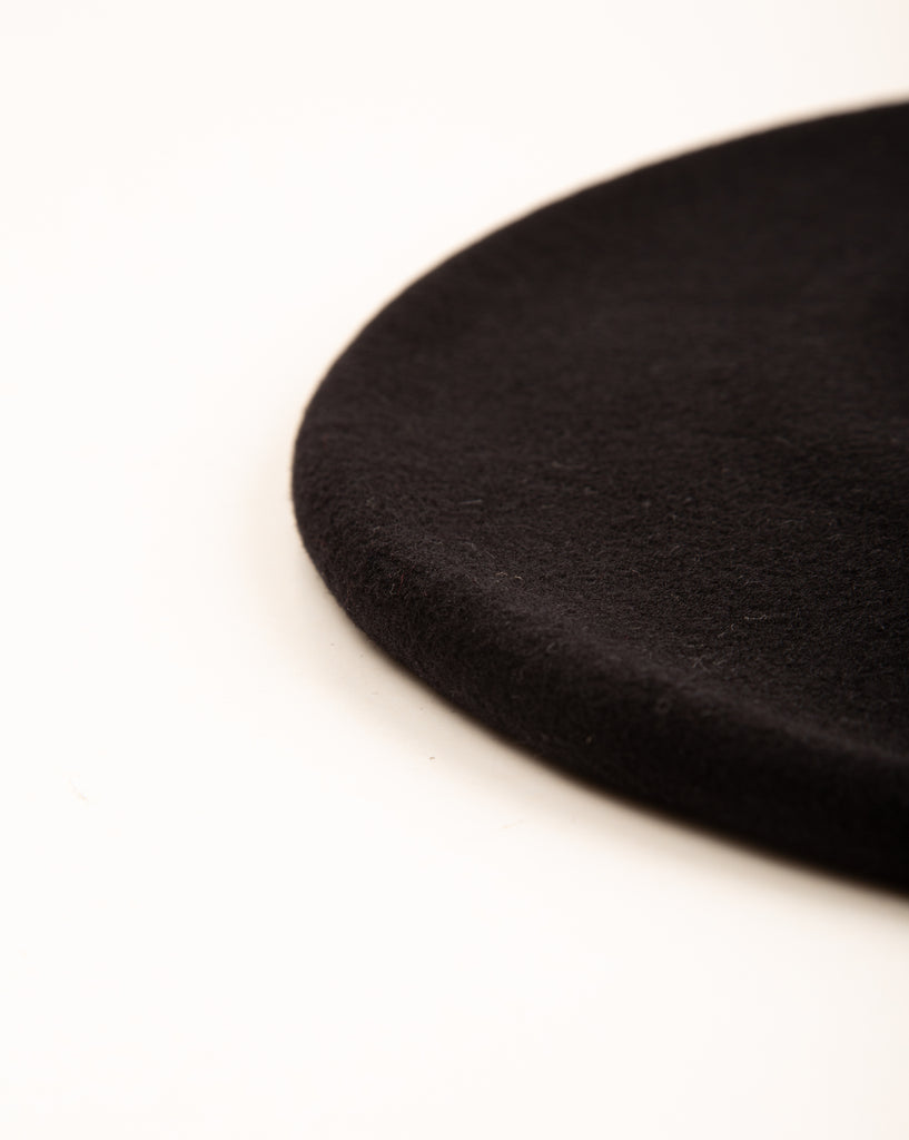 Premium Wool Gaucho Beret - Boina Gaucha (Black)