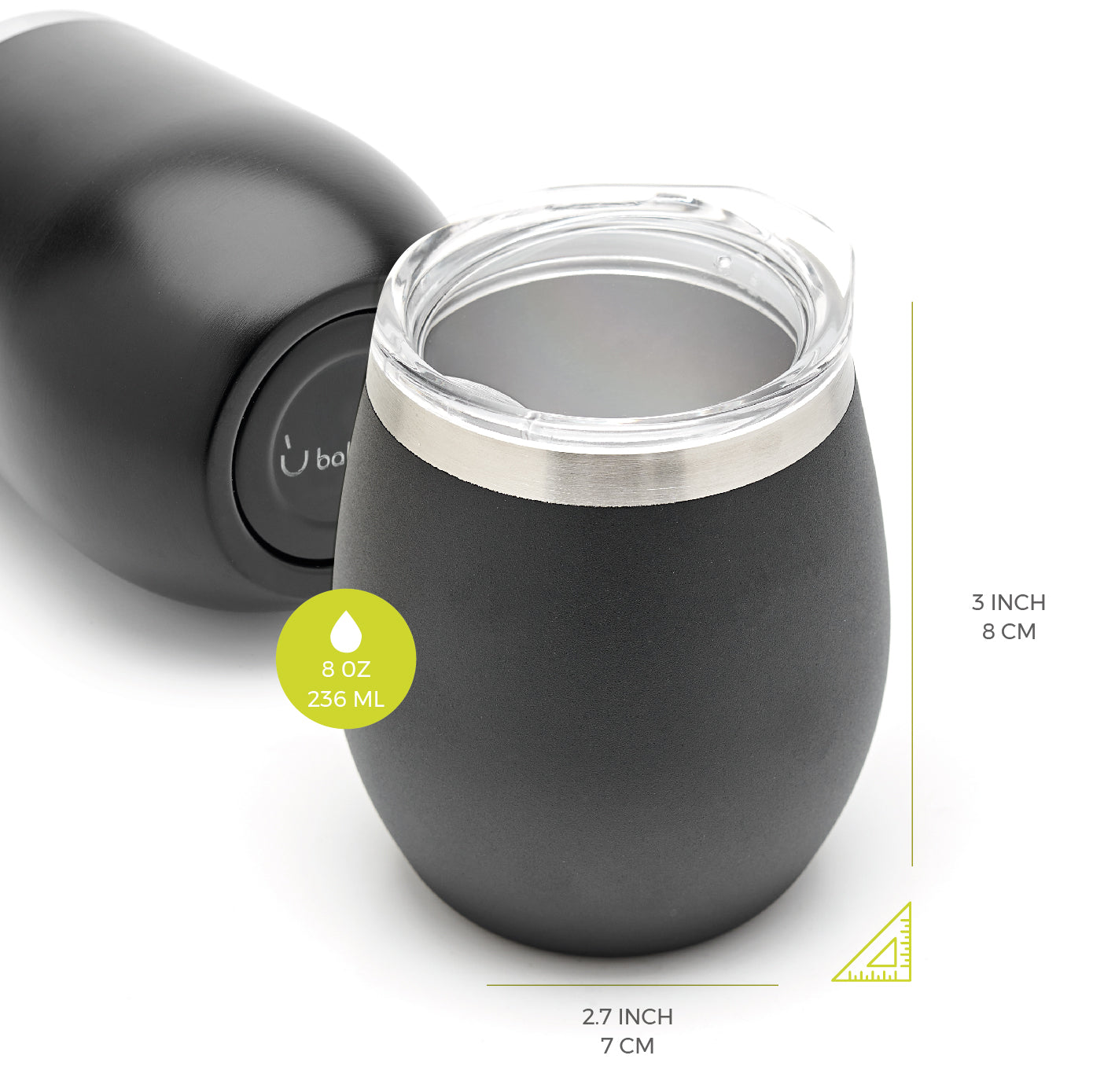 Premium Stainless Steel Yerba Mate Set for Two (Black)